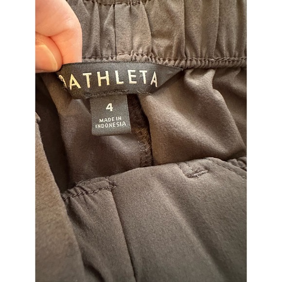 Athleta cropped elastic waist pants Size 4 - Picture 2 of 8